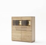 Kredens z oświetleniem - kolekcja Hatillo firmy Zakor