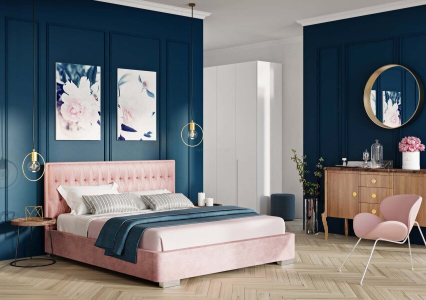 Gepolstertes Bett Luisa