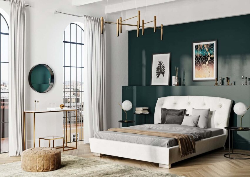 Łóżko Tapicerowane Aurora