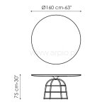 Ein moderner runder italienischer Massentisch Bonaldo ab 2925 Euro - 6