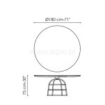 Ein moderner runder italienischer Massentisch Bonaldo ab 2925 Euro - 7
