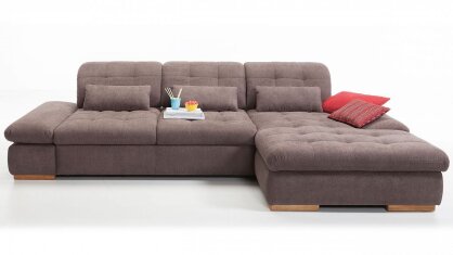 Bequeme Ecksofa Santa Lucia L mit Schlaffunktion