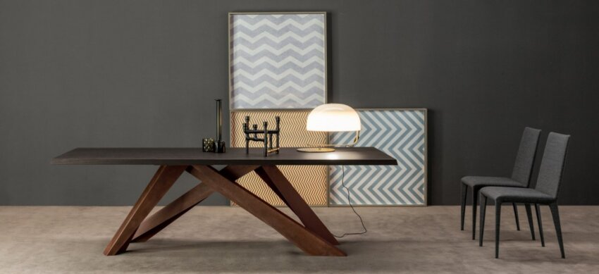 Stół Big Table firmy Bonaldo - z możliwością rozkładania