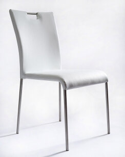 Krzesło tapicerowane Esta białe