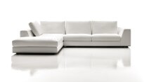 Sofa/narożnik Ralph firmy Alberta Salotti dostępna w tkaninie i skórze