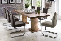 Eichentisch Manchester Industriestil - 5