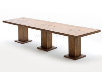 Manchester - stół z litego drewna dębowego