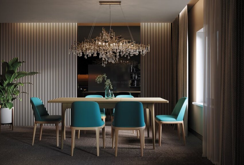 Stół z krzesłami Lotus