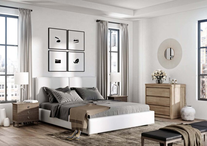 Gepolstertes Bett Domenico Secondo