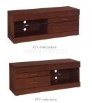 Szafka RTV mała prawa lub lewa - kolekcja Porvoo classic firmy Zakor