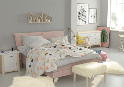 Łóżko kontynentalne Ladylike