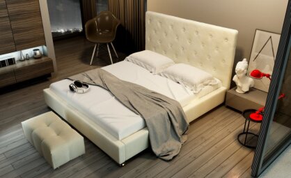 Upholstered bed Filippo