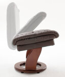 Relaxessel Calgary mit relaxfunktion Leder braun - 7