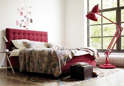 Łóżko kontynentalne Sembella King - klasyczny design