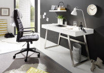 Biurko Aspen - minimalistyczny design, z 3 szufladami