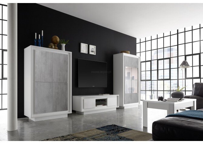 Sky Stolik kawowy - lakier biały mat