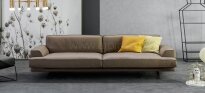 Sofa/narożnik Slab firmy Bonaldo tapicerowana zdjemowaną tkaniną lub skórą