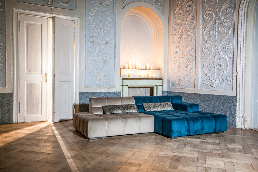 Duży narożnik modułowy Temple