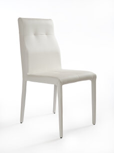 Krzesło Vero skóra naturalna biała