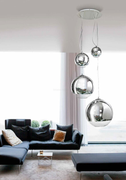 Lampa wisząca Silver Ball - nowoczesność i elegancja