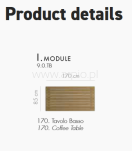 Stolik kawowy 9.zero 170 Tavolo Basso Atmosphera - 6