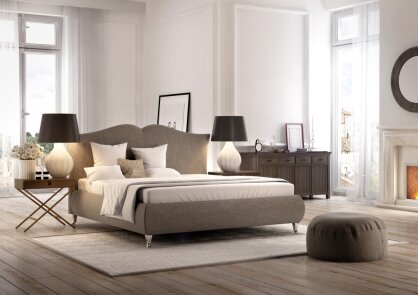 Upholstered bed  Elena