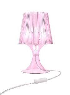 Lampa Smart różowy transparent