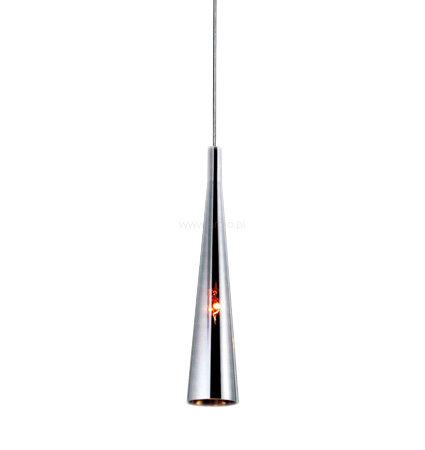 Lampa Chemical - stożkowy klosz z metalu i szkła