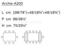 Stół  Archie-A200 firmy DOMITALIA - 3