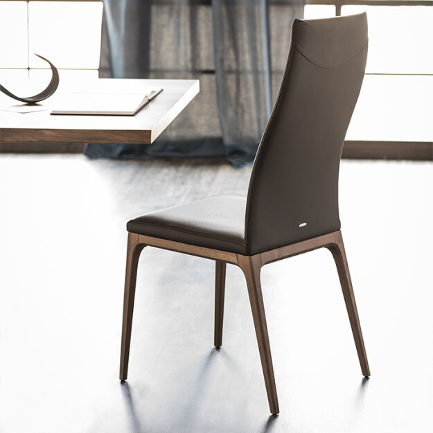 Arcadia Cattelan Italia - eleganckie i gustowne krzesło z podłokietnikami, w wielu kolorach
