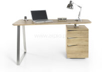 Tori biurko z kontenerkiem 3 szuflady okleina - 5