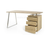 Tori biurko z kontenerkiem 3 szuflady okleina - 3