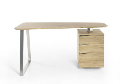 Tori biurko z kontenerkiem 3 szuflady okleina