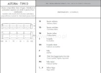 Narożnik włoski ASTORIA firmy Tonin Casa od 5277€ - 7
