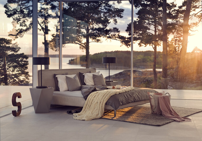 Łóżko tapicerowane Norfolk MTI Furninova 