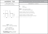 Krzesło MADELEINE firmy Tonin Casa - 5
