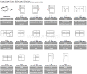 italienisches Sofa Corsica - 9